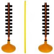 تصویر مانع تمرین فوتبال مدل پرشی بادی دوطرفه 