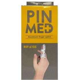 تصویر آتل انگشت پین مد کد 610 aluminum finger splint 610