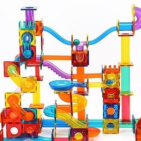 تصویر مگنت ماربل200 قطعه magnet marble run 