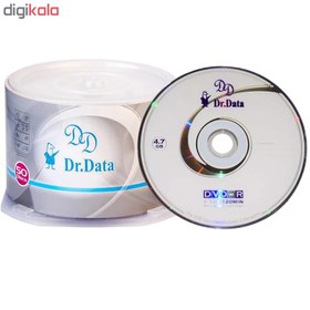 تصویر DVD خام Dr.Data بسته ۵۰ عددی ا Dr.Data 4.7GB DVD-R With Pack Dr.Data 4.7GB DVD-R With Pack