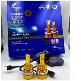 تصویر هدلایت برند تکپرو مدل Q250 Techpro brand headlight model Q250