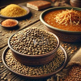 تصویر حبوبات عدس ریز 