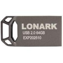 تصویر فلش لونارکUSB2.0 LU125 B 64 گیگابایت LONARK USB2.0 LU125 B 64G