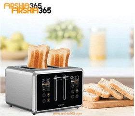 تصویر توستر نان لمسی عرشیا مدل BT118-3072 ا Arshia touch bread toaster model BT118-3072 Arshia touch bread toaster model BT118-3072