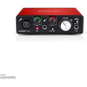 تصویر کارت صدا فوکوسرایت Focusrite scarlett solo 2nd gen Sound card Focusrite scarlett solo 2nd gen