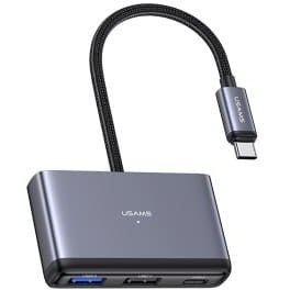 تصویر هاب مبدل 5 پورت Type-C یوسمز مدل SJ628 USAMS US-SJ628 5-in-1 Type-C Multiport Adapter