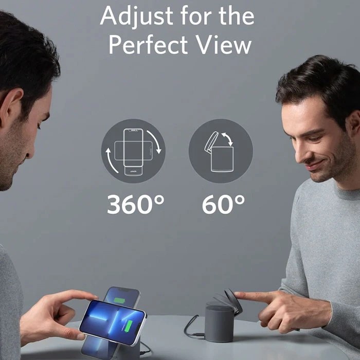 خرید و قیمت شارژر ولیرلس 2 در 1 انکر Anker 623 Magnetic خرید و قیمت شارژر ولیرلس 2 در 1 انکر Anker 623 Magnetic