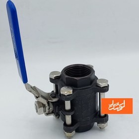 تصویر شیر گازی چهار پیچ فولادی 