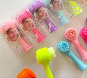 تصویر فیس براش دسته دار رنگی - 6عدد ا face brush face brush