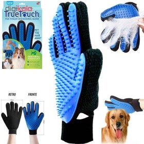 تصویر دستکش ماساژ و جمع کننده موی سگ و گربه Mio Grooming Glove For Pets