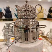 تصویر کتری قوری استیل کف چدن مدل 6045 