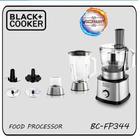 تصویر غذا ساز هفت کاره بلک کوکر black cooker مدل BC-FP344 BLACK COOKER