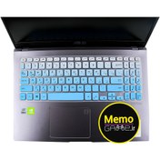 تصویر برچسب فانتزی حروف فارسی و انگلیسی کیبورد 