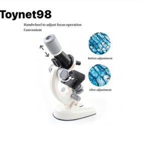 تصویر اسباب بازی میکروسکوپ SCIENTIFIC MICROSCOPE 1012A Microscope Microscope Microscope 1012A toy