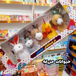 تصویر عروسک‌انگشتی حیوانات مزرعه 