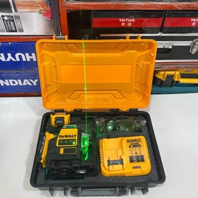 تصویر تراز لیزری نور سبز شارژی دیوالت سه بعدیDewalt Laser level 12v DEWALT