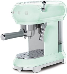 تصویر اسپرسو ساز  اسمگ مدل ECF01 سبز پاستیلی Espresso maker Smeg Italy Smeg ECF01 pastelgrün