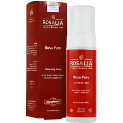 تصویر فوم شستشوی رزالیا پوست چرب جوشدار 150 میل Rosalia Rosa Pure Cleansing Foam  For Oil Skin 150ml