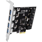 تصویر کارت 4 پورت USB 3.0 به PCI-Express فِب اسمارت Febsmart 4 Port USB 3.0 To PCI-Express Card