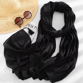 تصویر شال مخمل پلنگی 