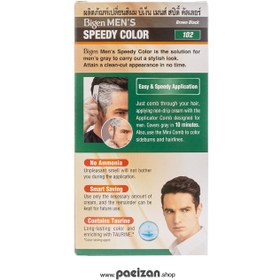 تصویر کیت رنگ موی مدل اسپیدی کالر SPEEDY COLOR بیگن BIGEN MEN'S SPEEDY COLOR 40 g