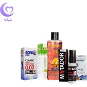 تصویر پک لذت پلاس اورز شامل روان کننده موهیتو، کرم تاخیری، ژل خوراکی و کاندوم 