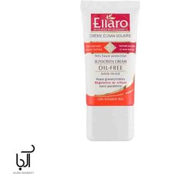 تصویر کرم ضد آفتاب بی‌رنگ الارو SPF50 مناسب پوست چرب 