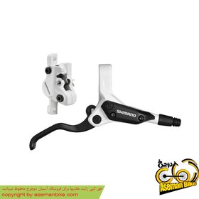 تصویر ترمز دوچرخه دیسکی هیدرولیک روغنی جلو و عقب شیمانومدل 396 + 395 Shimano Disc brake BL-M396W BR-M395W 