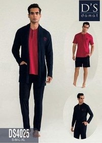 تصویر ست پیژامه مردانه لباس بافتنی تیم ROB 5LI K.LACIVERT D'S Damat 