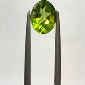 تصویر نگین زبرجد اصل آفریقا سایز 10*8 تراش اوال 