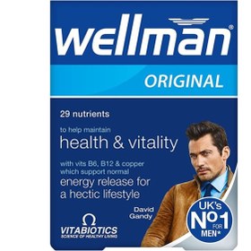 تصویر قرص ول من اورجینال ویتابیوتیکس مخصوص آقایان 30 عددی Vitabiotics Wellman Original 30 tablets