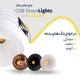 تصویر چراغ COB چشمی پر نور 3وات کد SPN D020318 