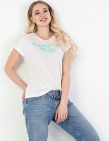 تصویر تی شرت آستین کوتاه زنانه کولینز ا colins | CL1047780 colins | CL1047780