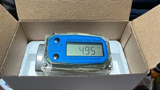 تصویر لیتر شمار دیجیتال دو اینچ litermeter