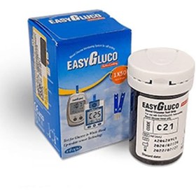 تصویر نوار تست قند خون ایزی گلوکو ۵۰ عددی Easy Gluco - مدل:ایرانی تحت لیسانس 