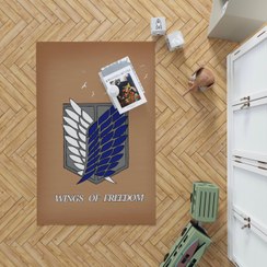 تصویر فرشینه مخمل اسپرت - دایره قطر 90 