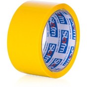 تصویر چسب پهن 5 سانتی 50 یارد زرد استورم کد HL-163 