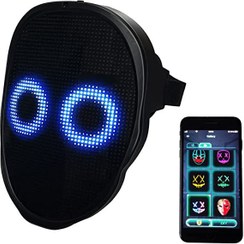 تصویر ماسک LED دی جی Shining مدل فول کالر بلوتوث دار 