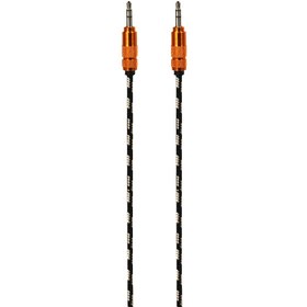 تصویر کابل ای یو ایکس AUX کنفی ۱.۵ متری فیش فلزی - مشکی ا Hemp AUX cable 1.5 meters, metal plug Hemp AUX cable 1.5 meters, metal plug