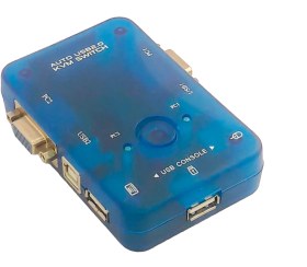 تصویر KVM VGA 2 Port USB Automatic FJGEAR 