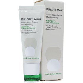 تصویر کرم مرطوب کننده مات آکنه برایت مکس 40 میلی لیتر Bright Max Acne Bright Cream Matt Hydrating 40 ml