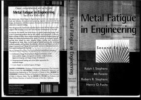 تصویر دانلود کتاب Metal fatigue in engineering 2nd ed کتاب انگلیسی خستگی فلز در مهندسی 2nd ed