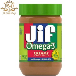 تصویر کره بادام زمینی رژیمی جیف حاوی امگا 3 (454 گرم) jif jif