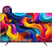 تصویر تلویزیون ایکس‌ویژن مدل X15 سایز 55 اینچ QLED UHD 4K هوشمند سری X Xvision TV model X15 size 55 inches QLED UHD 4K smart X series