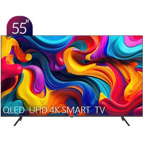 تصویر تلویزیون QLED UHD 4K هوشمند ایکس‌ویژن سری X مدل 55X15 xvision X series X15 QLED UHD 4K Smart TV 55"