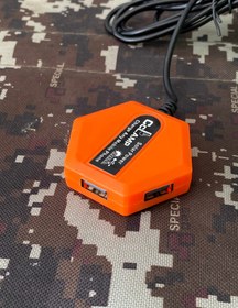 تصویر پنل خورشیدی تاشو ۱۵ وات سی سی لامپ مدل CL-ZD0615 