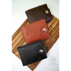 تصویر کیف پول مردانه جیبی مدل ۹۵۲۵۱۰ جعبه دار 