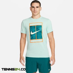 تصویر تیشرت تنیس مردانه نایک NikeCourt Dri-FIT- آبی 