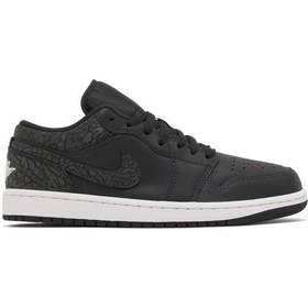 تصویر نایکی ایر جردن وان AIR JORDAN 1 LOW SE “ BLACK ELEPHANT “