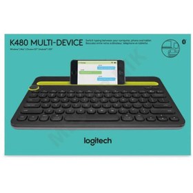 تصویر کیبورد بی سیم لاجیتک مدل K480 ا Logitech K480 Wireless Keyboard Logitech K480 Wireless Keyboard